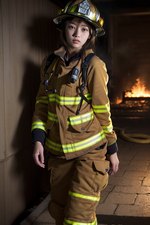 Firefighter Uniform,
Firefighters wear specialized uniforms that provide protection and visibility in emergency situations.,
消防士は、緊急時に保護と視認性を提供する特殊な制服を着用します。