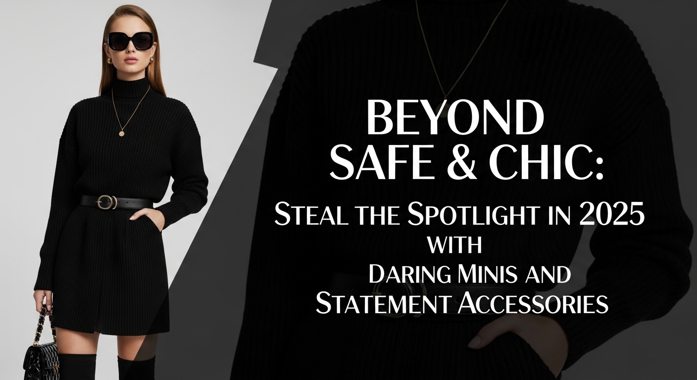 2025年のパーティースタイルを体現する、スパンコールのミニドレスと大ぶりのアクセサリーを身に着けたおしゃれな女性