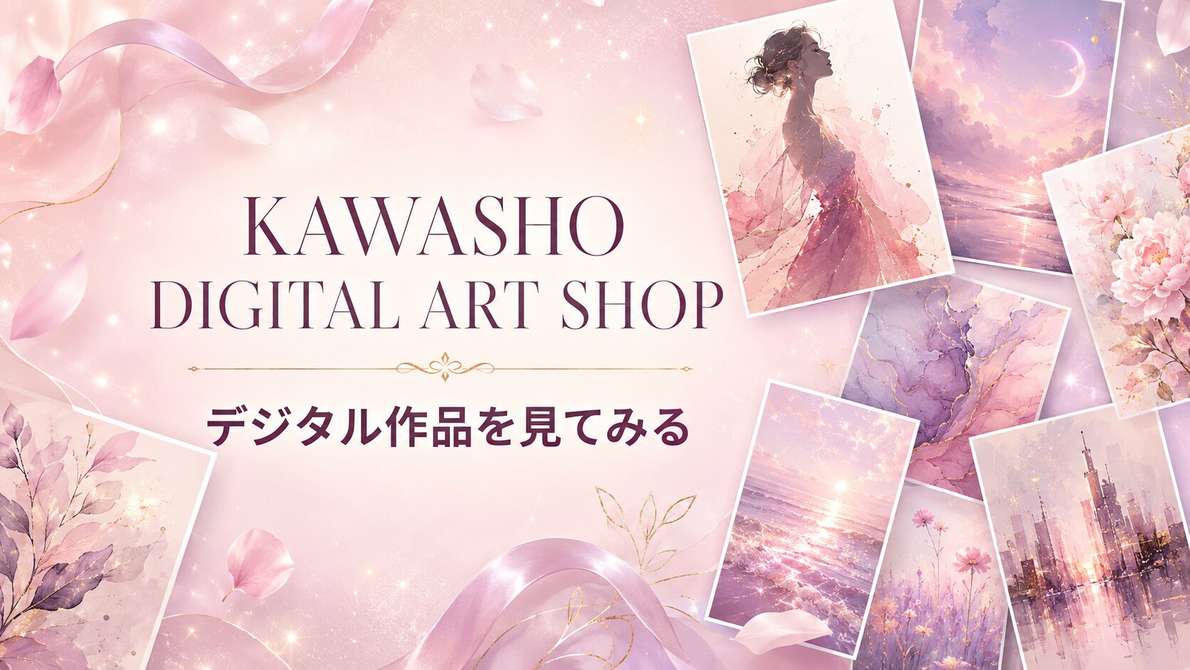 KAWASHO DIGITAL ART SHOP デジタル作品を見てみる
